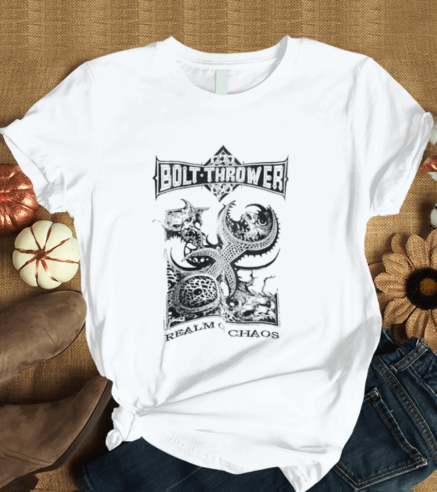 Bolt Thrower Realm Of Chaos Death Metal Band T-Shirt