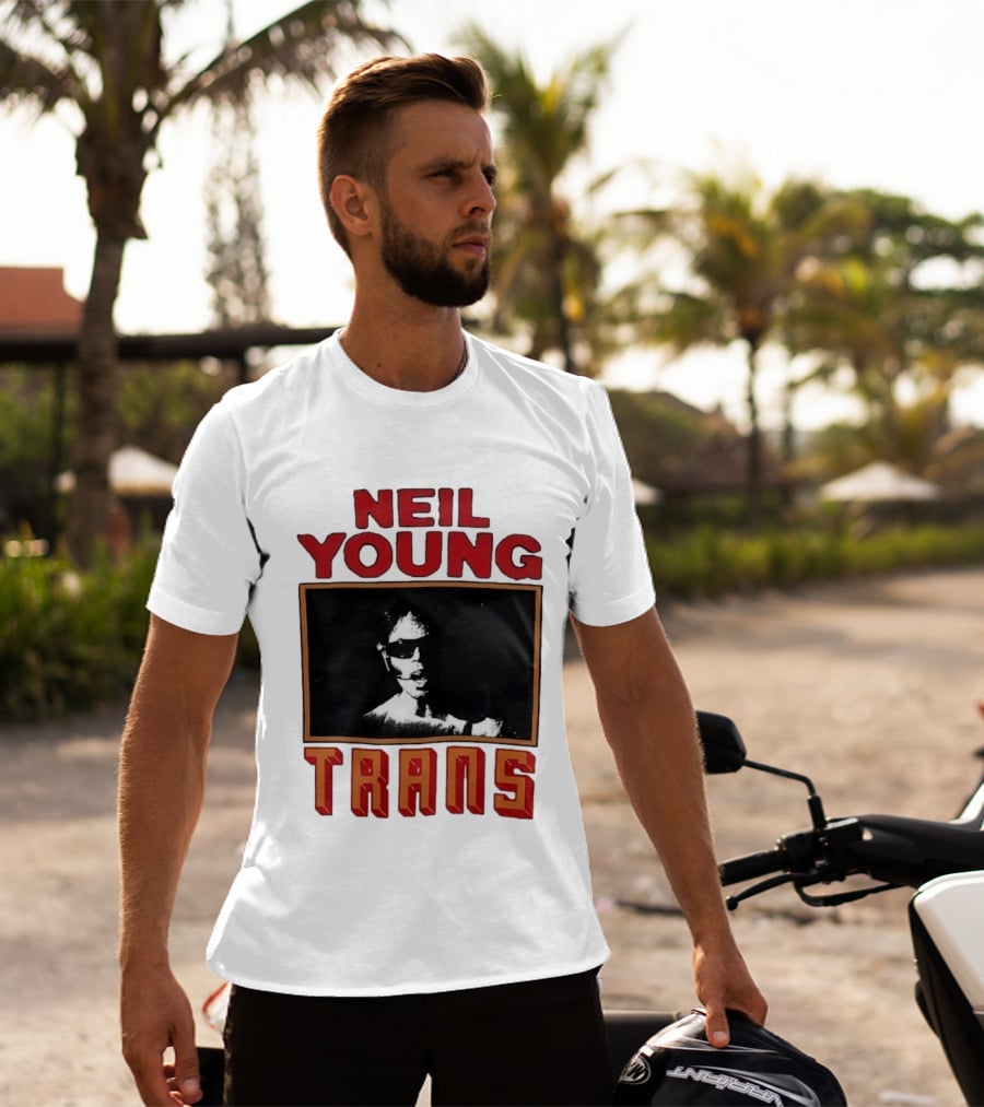 Neil Young Trans Album Cover T-Shirt