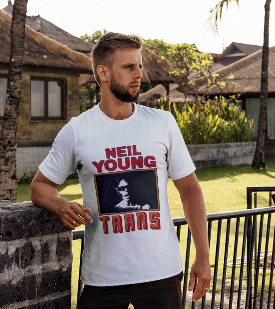 Neil Young Trans Album Cover T-Shirt