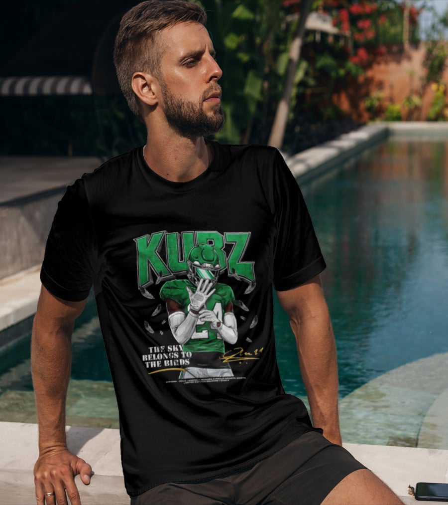 Kubz The SKY Belongs To The Birds Philadelphia Eagles 2026 T-Shirt