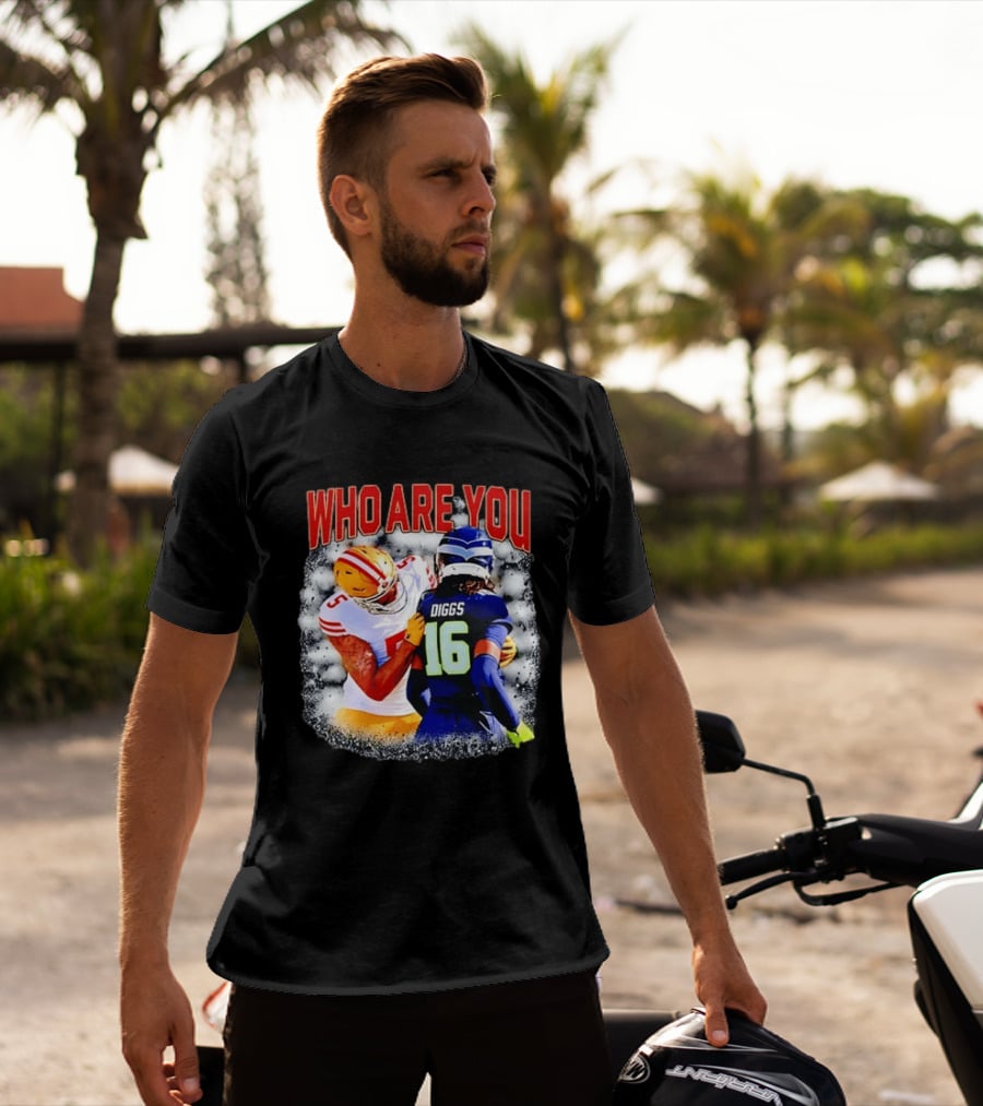 Quandre Diggs Who Are You Seattle Seahawks Football NFL Matchup T-Shirt
