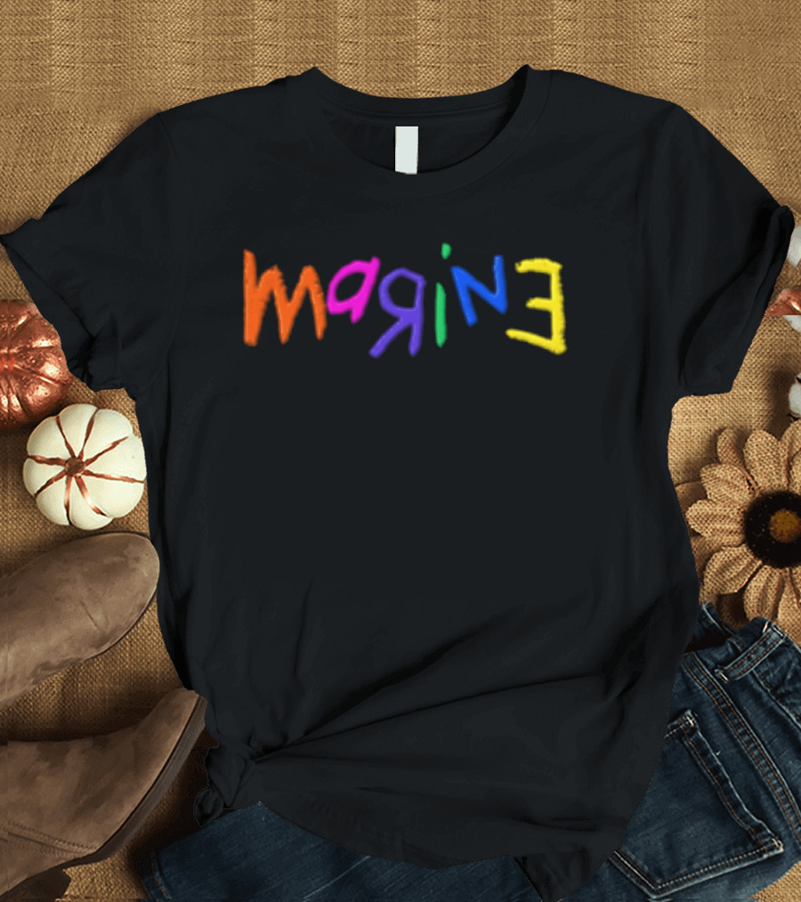 Imagine Colorful Handwritten Multicolor Lettering T-Shirt