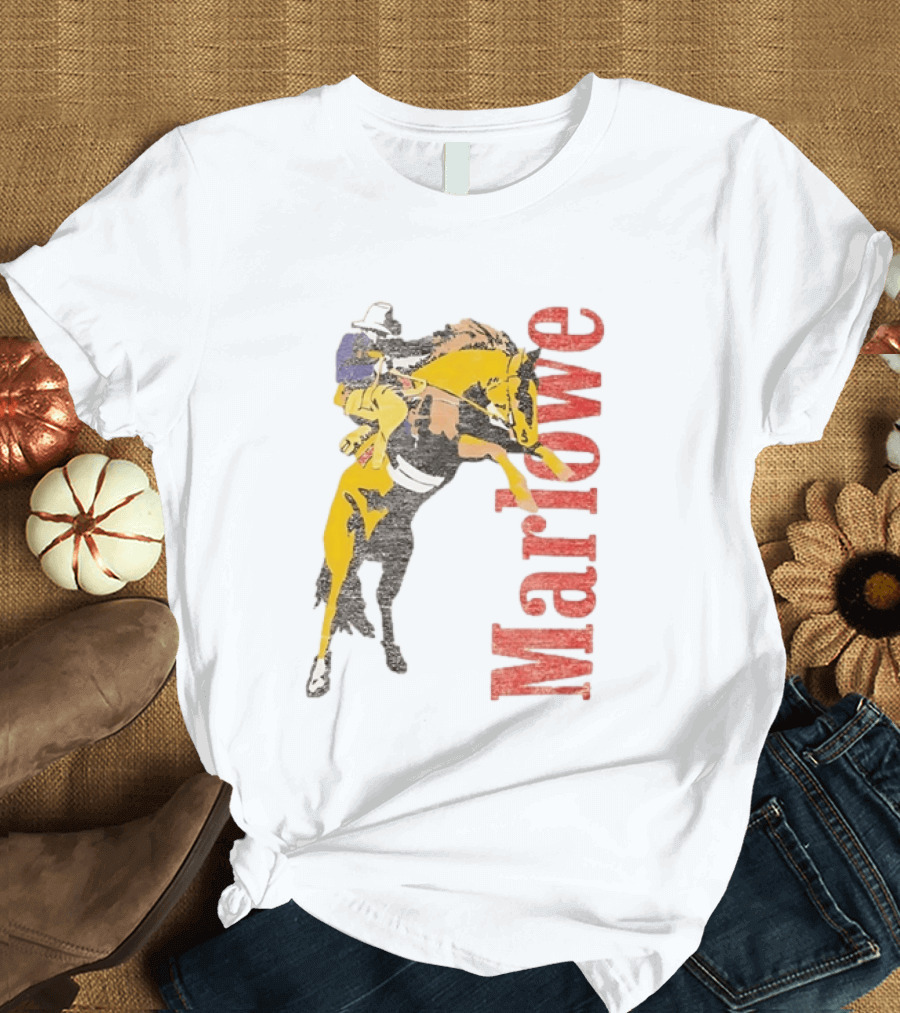 Marlowe Cowboy Horse Rider Western T-Shirt