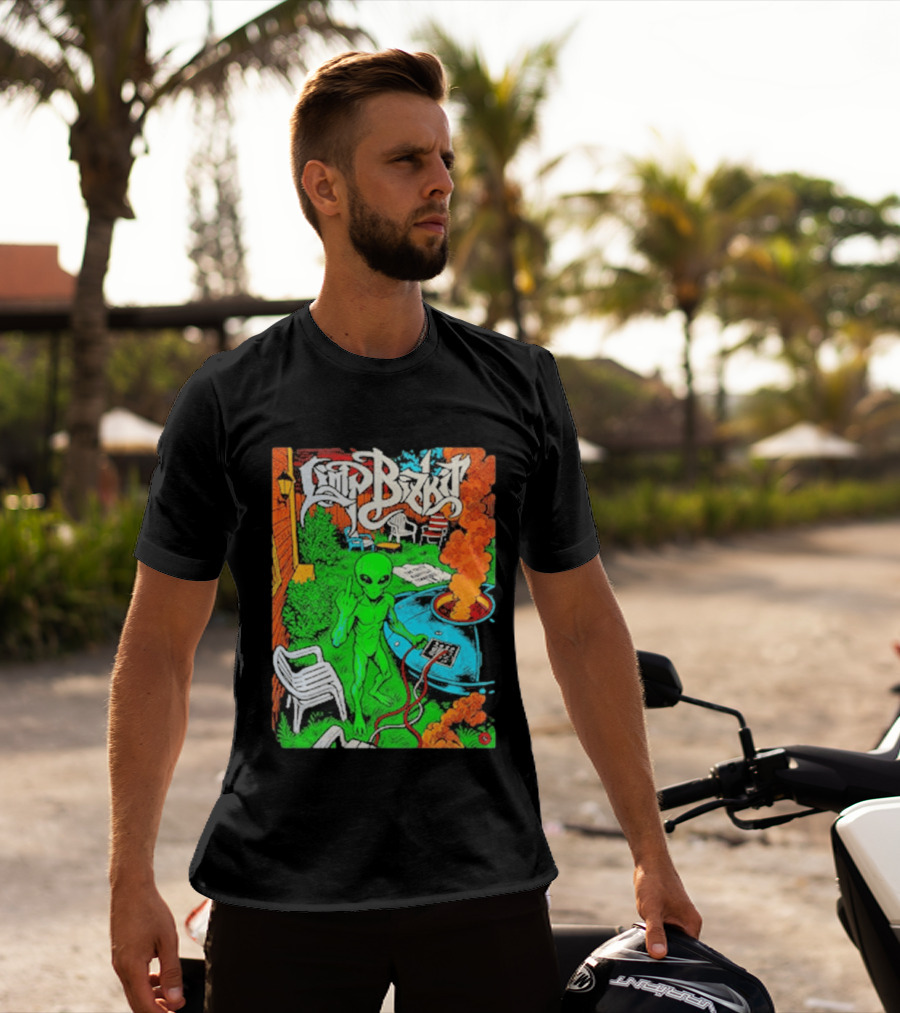 Limp Bizkit Alien Backyard Scene Nashville Tennessee The Truth October 11 And 12 2026 T-Shirt