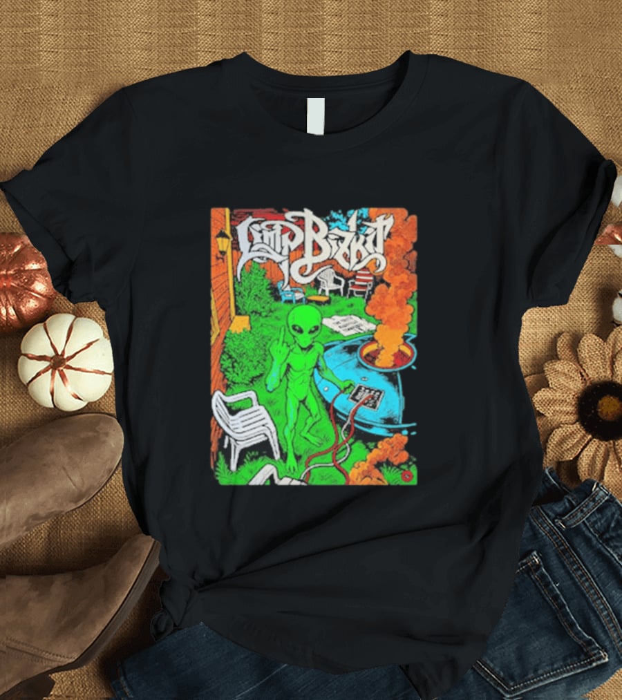 Limp Bizkit Alien Backyard Scene Nashville Tennessee The Truth October 11 And 12 2026 T-Shirt
