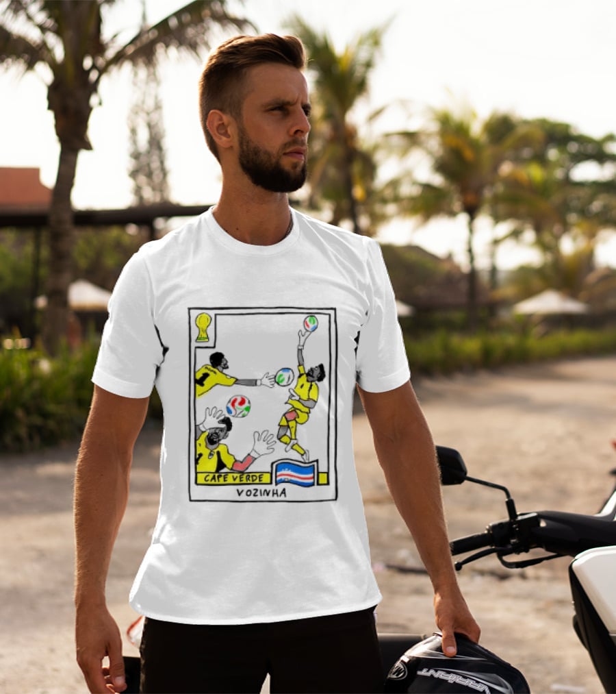 Cape Verde National Football Team Vozinha World Cup Celebration T-Shirt