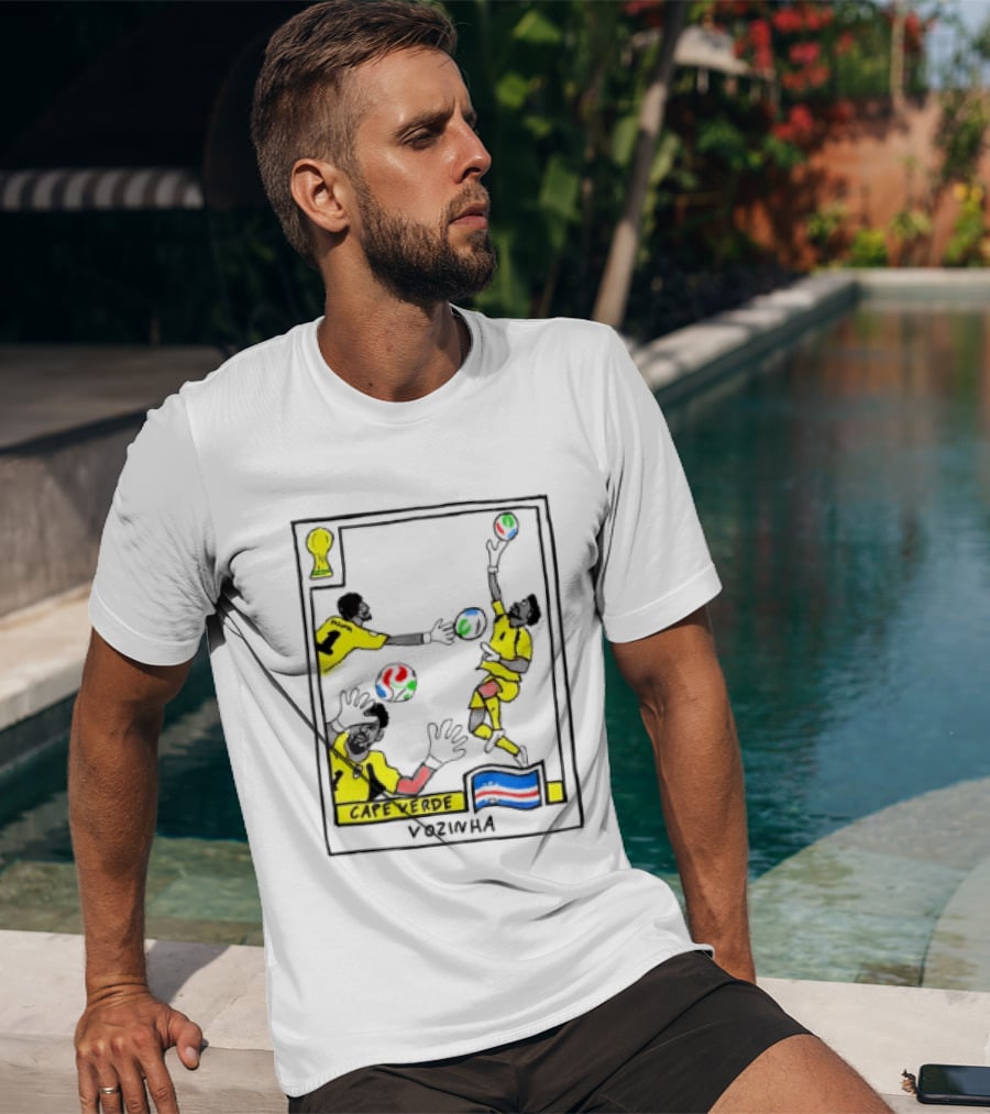 Cape Verde National Football Team Vozinha World Cup Celebration T-Shirt