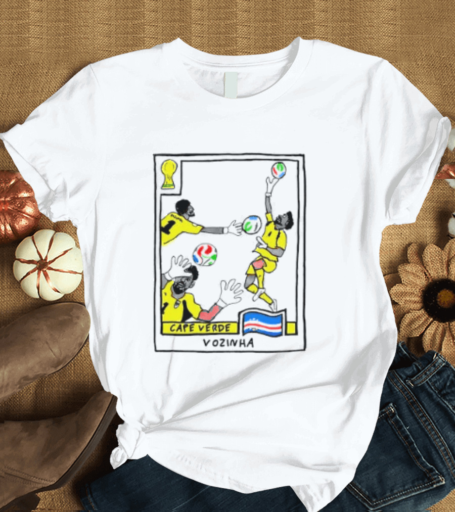 Cape Verde National Football Team Vozinha World Cup Celebration T-Shirt