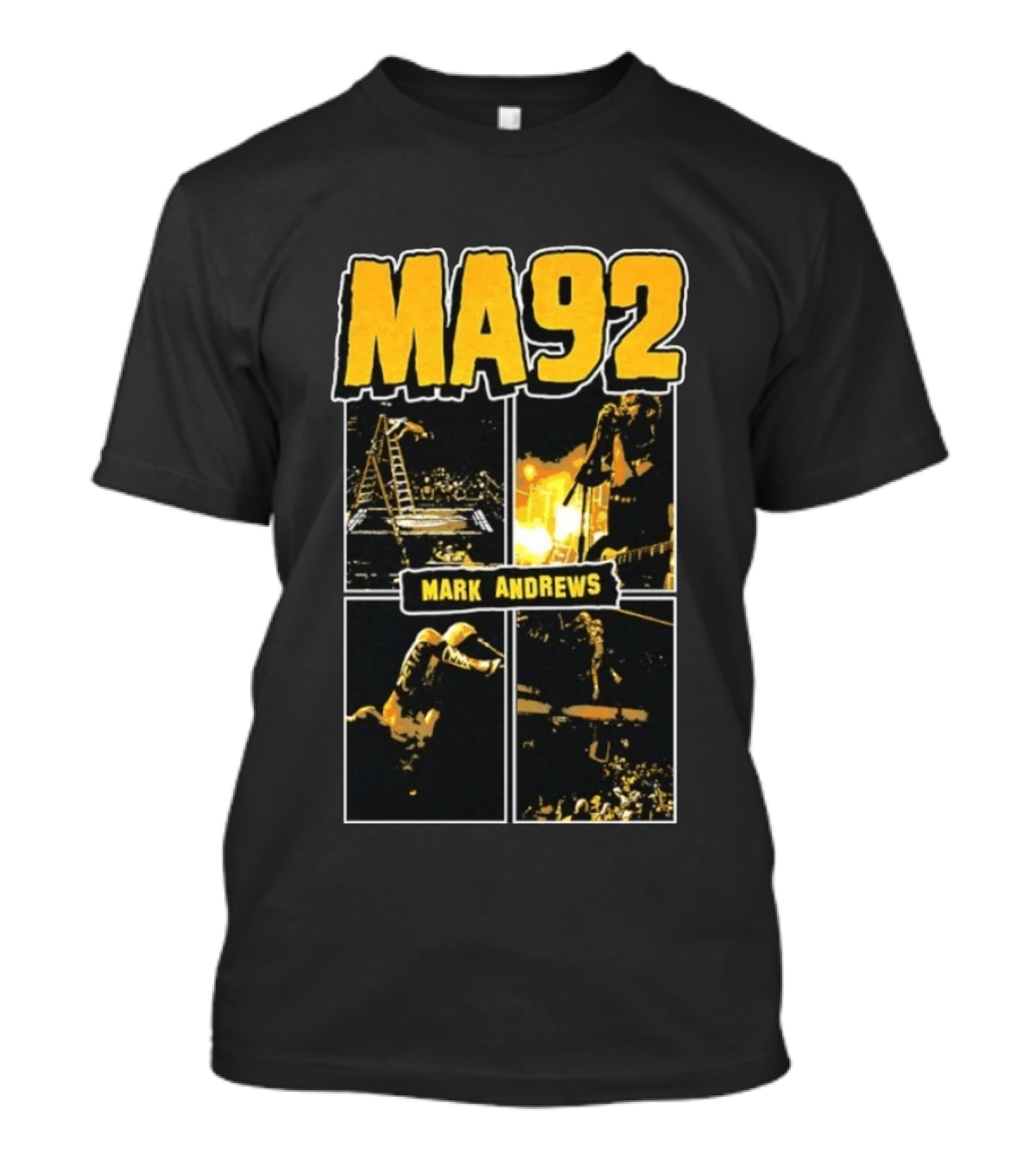 Mark Andrews MA92 Wrestling With Ladder Match And Action Scenes T-Shirt