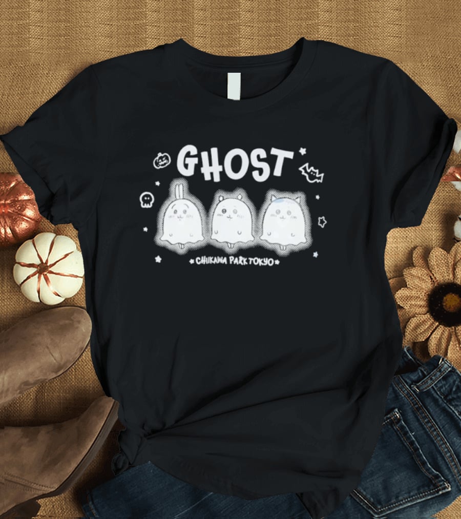 Chiikawa Park Tokyo Ghost Halloween Characters T-Shirt