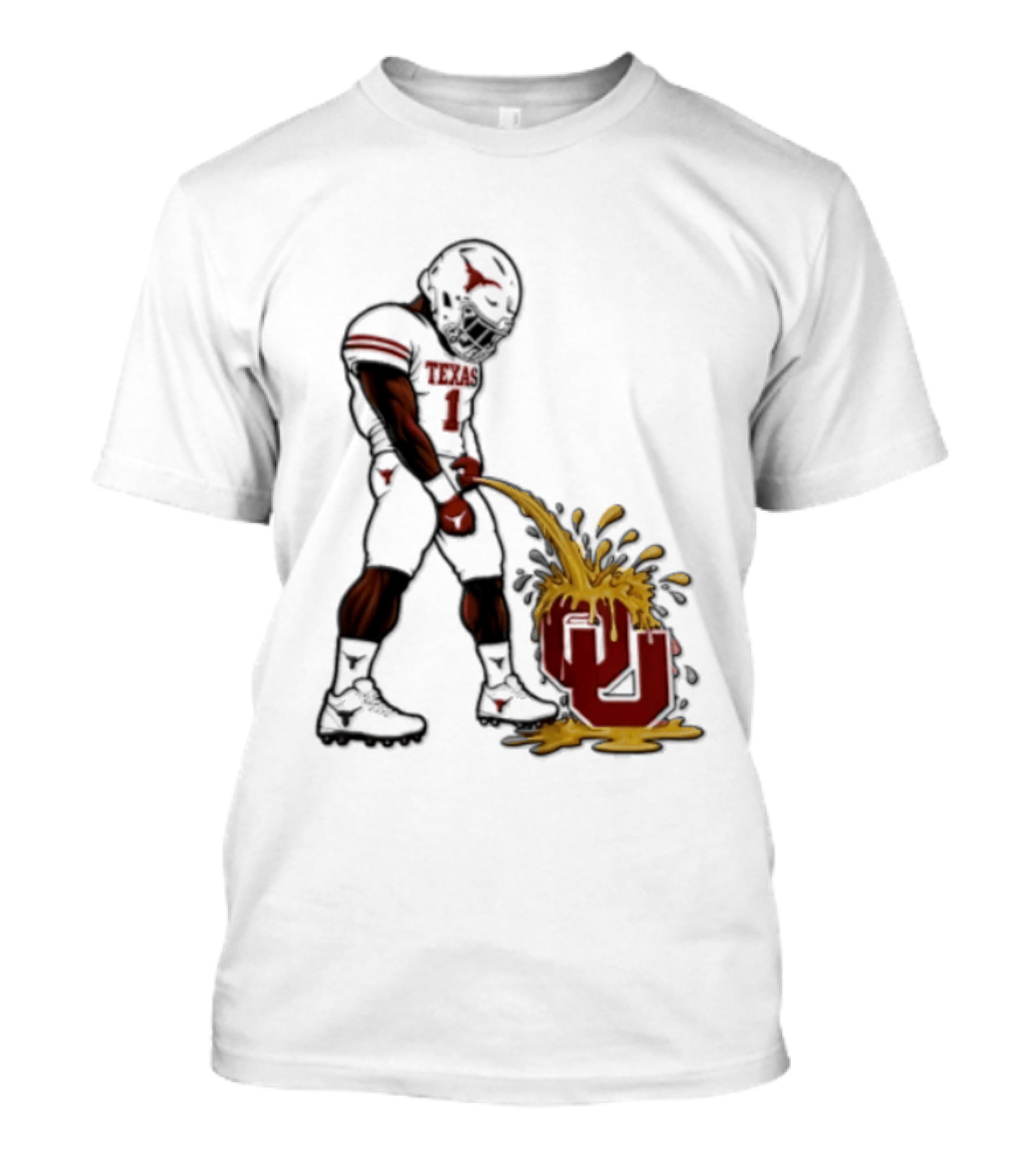 Colin Simmons Texas Football Rivalry With Oklahoma Sooners T-Shirt