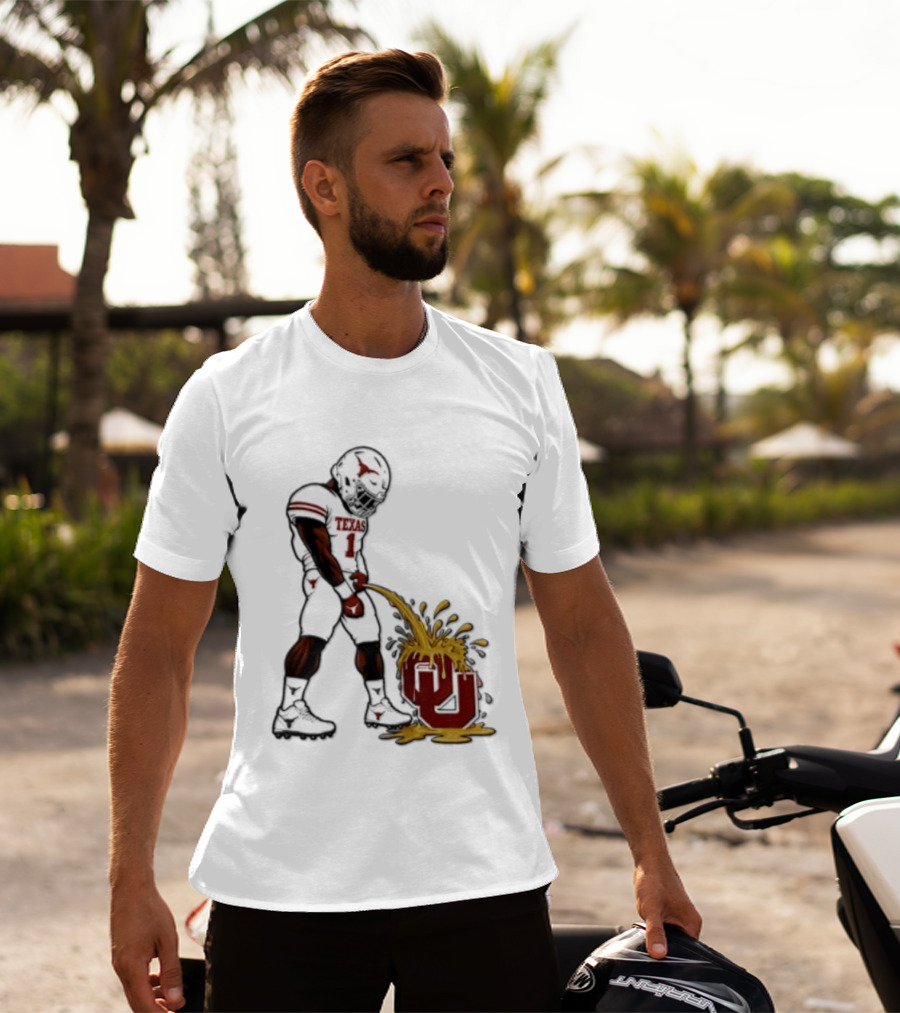 Colin Simmons Texas Football Rivalry With Oklahoma Sooners T-Shirt