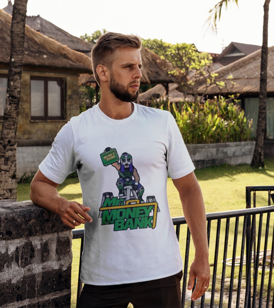 Mr Money In The Bank WWE Ladder Match Wrestling Superstars T-Shirt