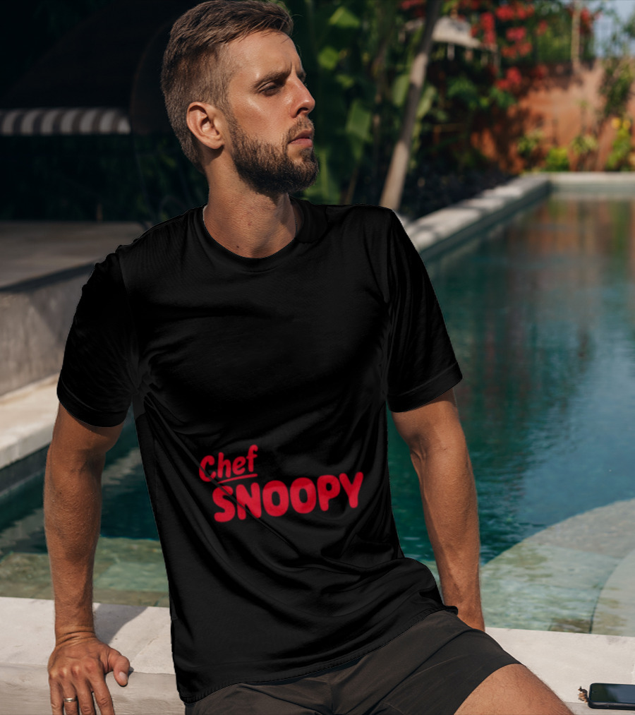 Chef Snoopy Peanuts Cooking Utensils T-Shirt