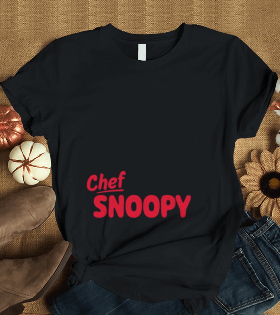 Chef Snoopy Peanuts Cooking Utensils T-Shirt