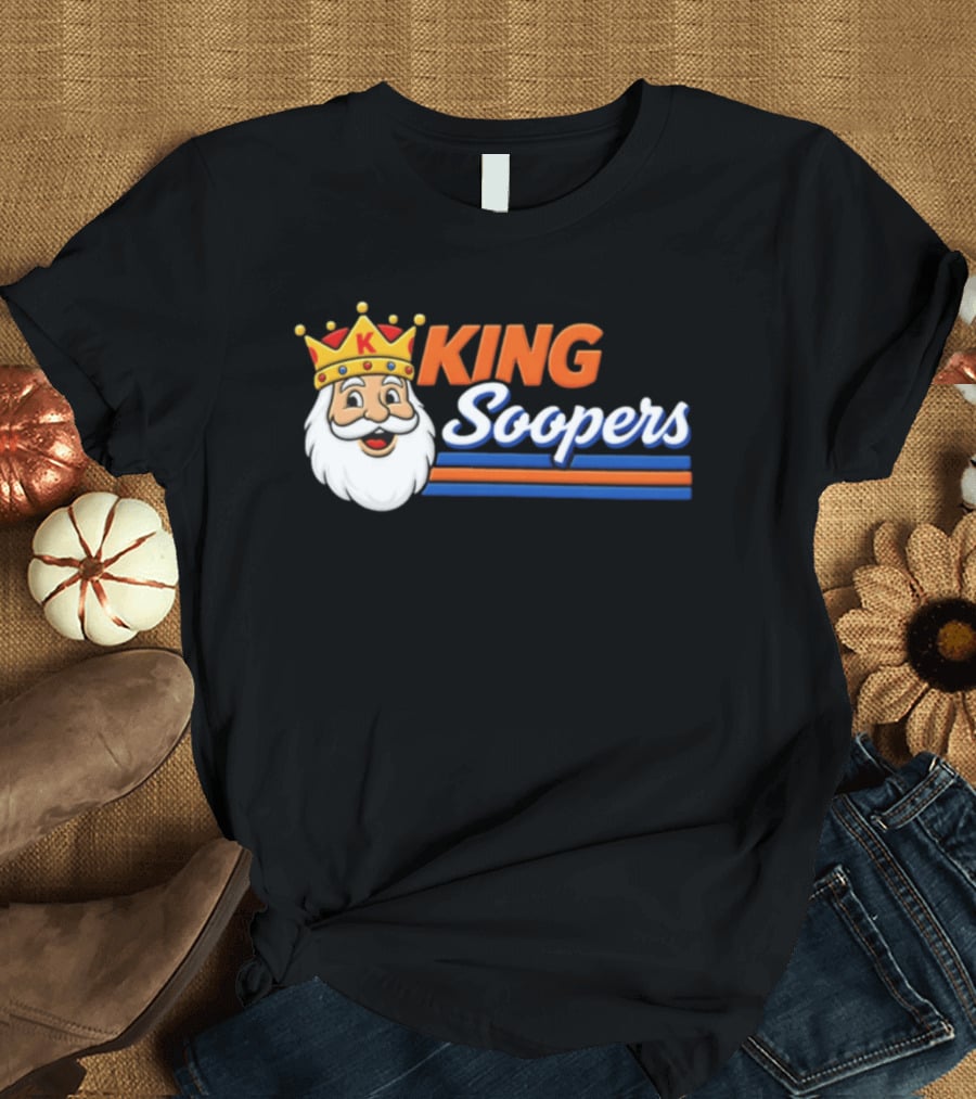 King Soopers 1980s John Elway Denver Football T-Shirt