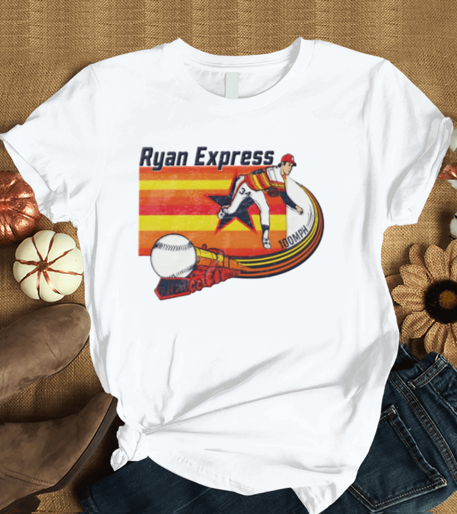 Ryan Express Pitcher 100 MPH Train 34 Star T-Shirt