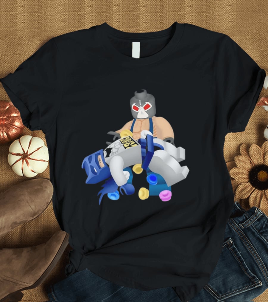 LEGO Bane Breaking Batman DC Comics Minifigure Scene T-Shirt