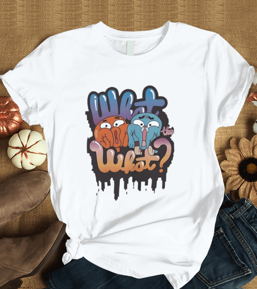 Gumball And Darwin What The What Cartoon Network What The What T-Shirt