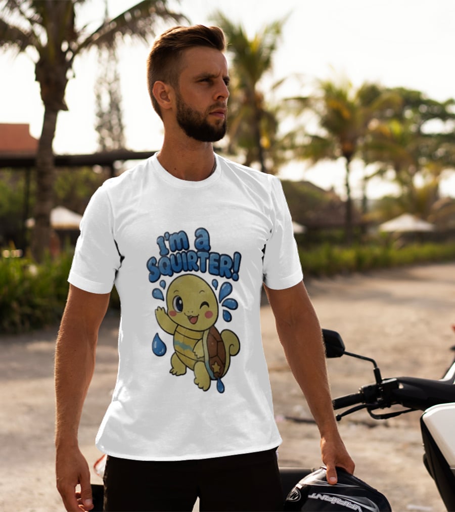 I'm A Squirter Squirtle Fan Favorite Pokémon Splashing Fun T-Shirt