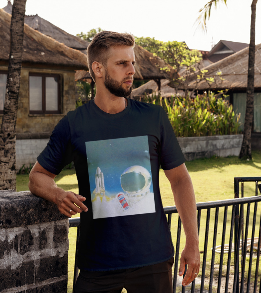 Pepsi Cola Astronaut Space Shuttle USA Reach For The Stars T-Shirt