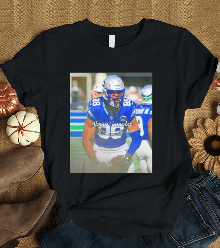 Seattle Seahawks Almost Gameday 88 Walker III Football Action T-Shirt