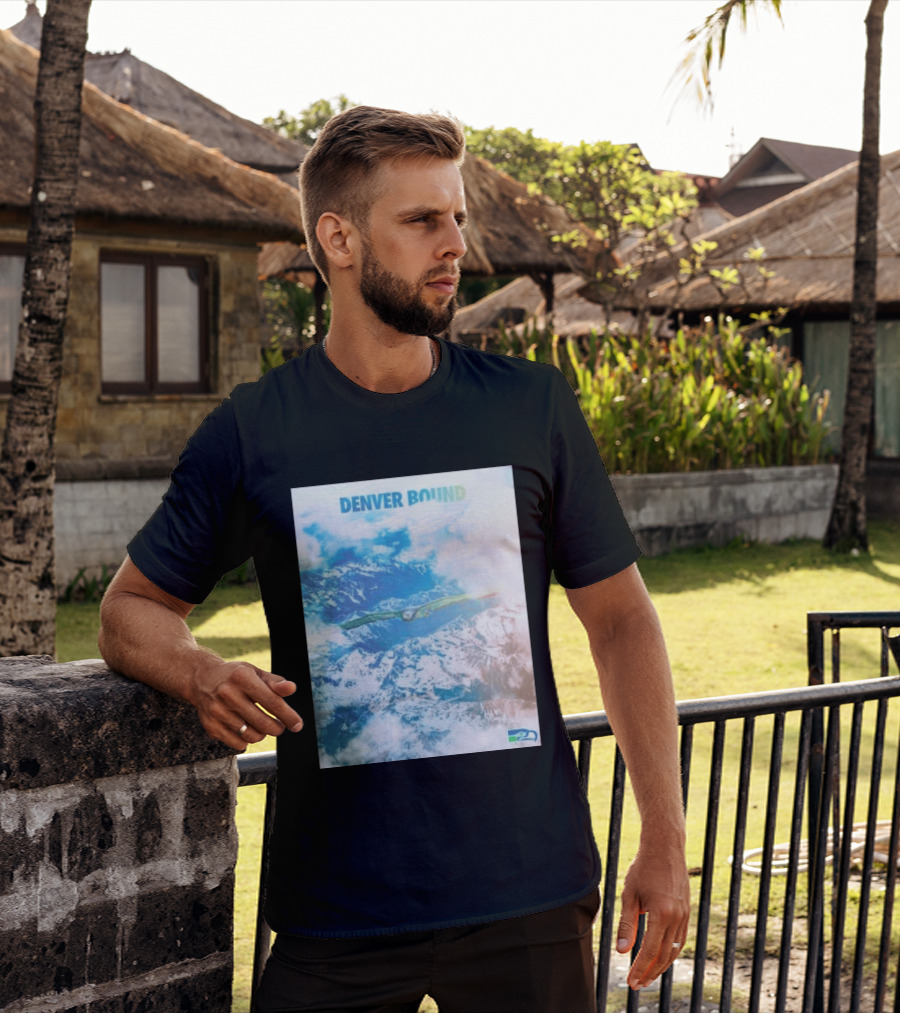 Seattle Seahawks Denver Bound Mountain Flight T-Shirt