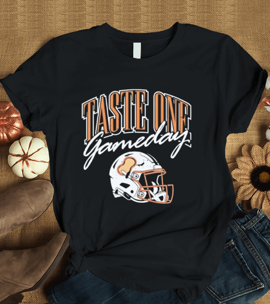 Taste One Gameday Football Helmet Tailgate T-Shirt