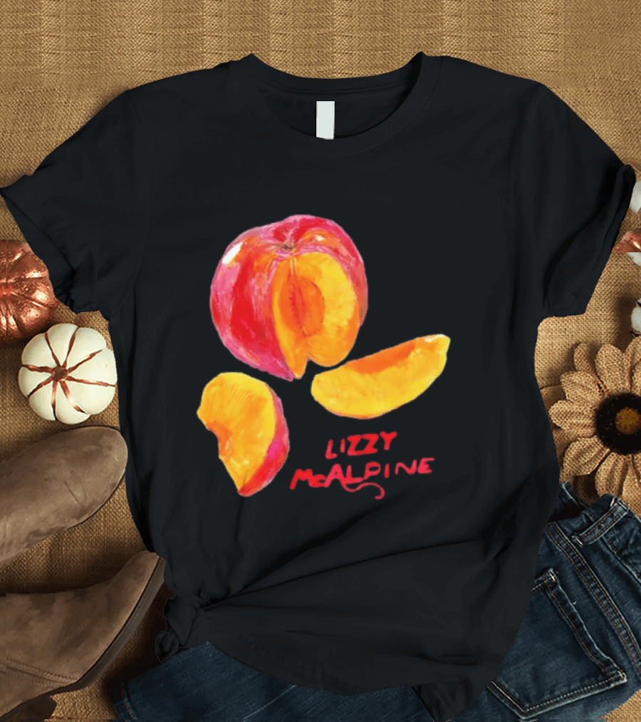 Lizzy McAlpine Peach Indie Folk Singer Songwriter T-Shirt