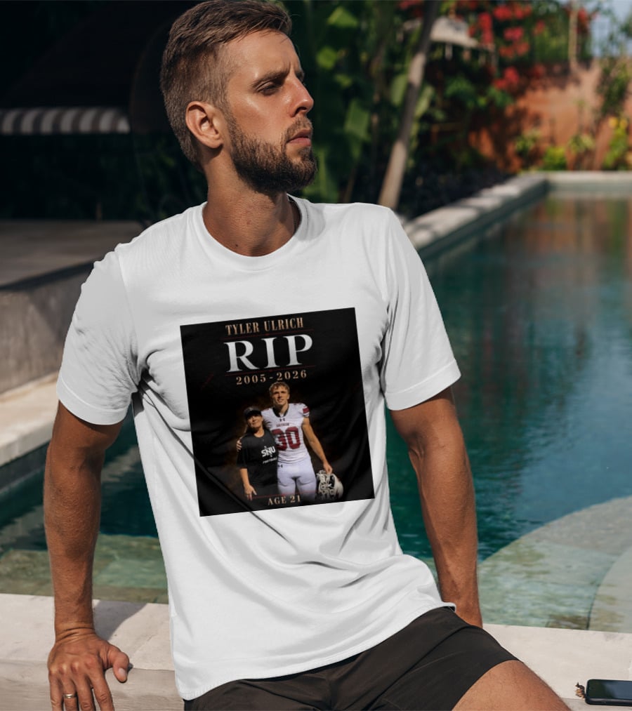 Tyler Ulrich RIP 2005 2026 Age 21 SNU Football T-Shirt