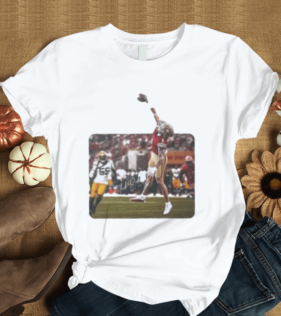 Slick Rick No 1 San Francisco 49ers Football Action Moment T-Shirt
