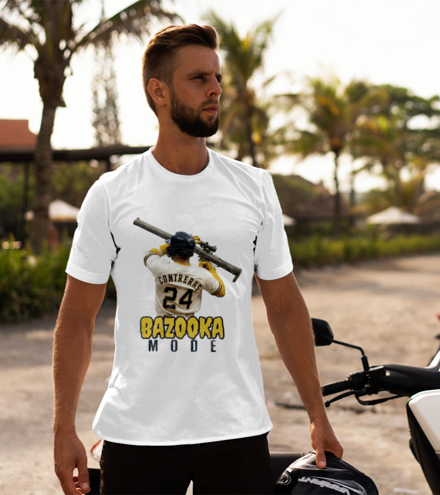 Milwaukee Baseball Bazooka Mode William Contreras 24 T-Shirt