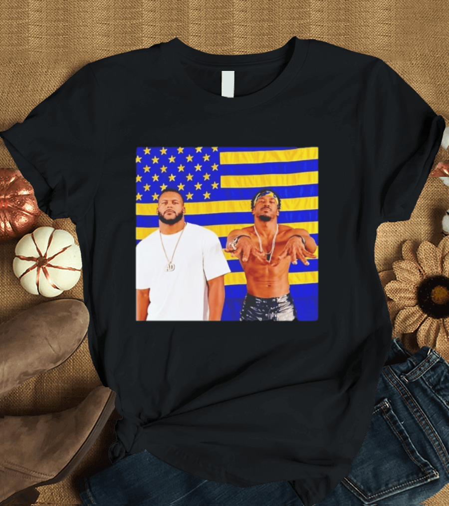Aaron Donald And Jalen Ramsey Los Angeles Rams T-Shirt