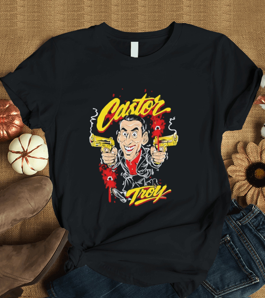 Castor Troy Face Off Nicolas Cage 90s Action Movie T-Shirt