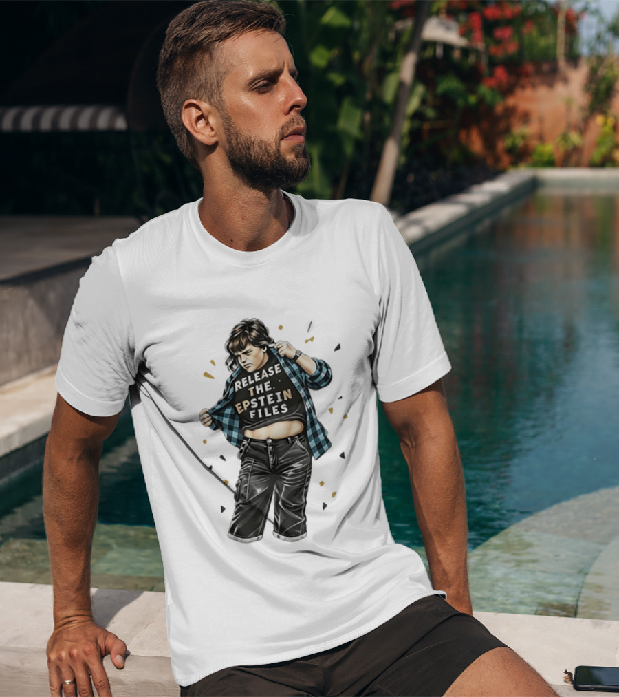 Chris Farley Release The Epstein Files Meme T-Shirt