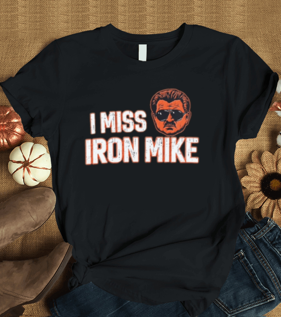 I Miss Iron Mike Ditka Chicago Bears Big Head T-Shirt