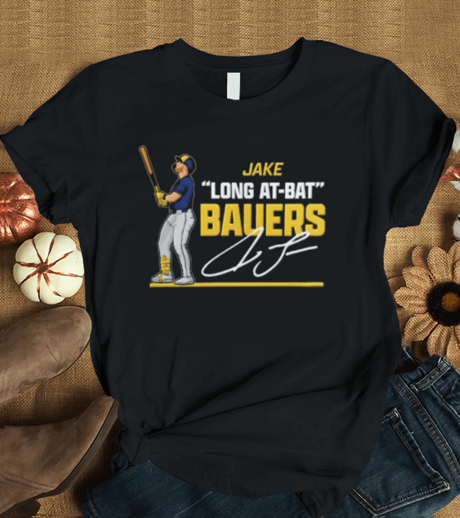 Jake Bauers Long At Bat Milwaukee Baseball Foul Territory MLB Players T-Shirt
