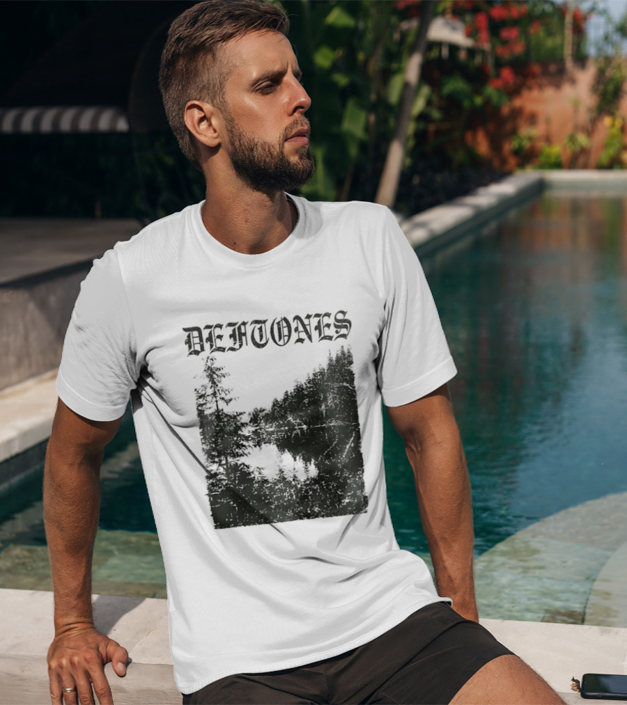 DEFTONES Forest Lake Landscape Alternative Metal T-Shirt