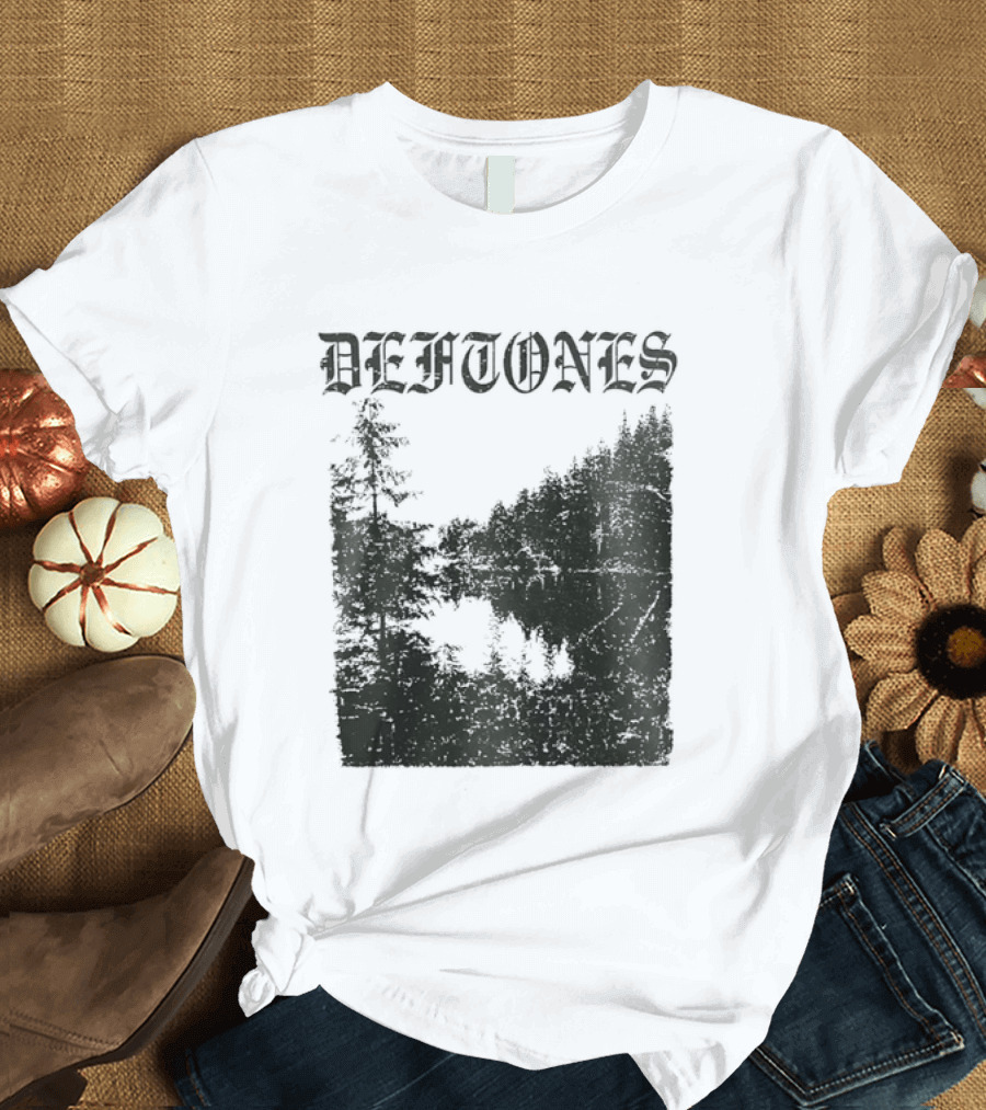 DEFTONES Forest Lake Landscape Alternative Metal T-Shirt