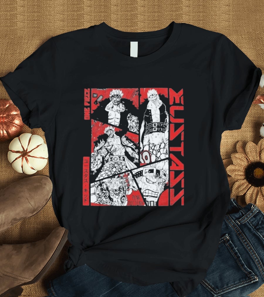 Eustass Kid Punk One Piece Washed T-Shirt