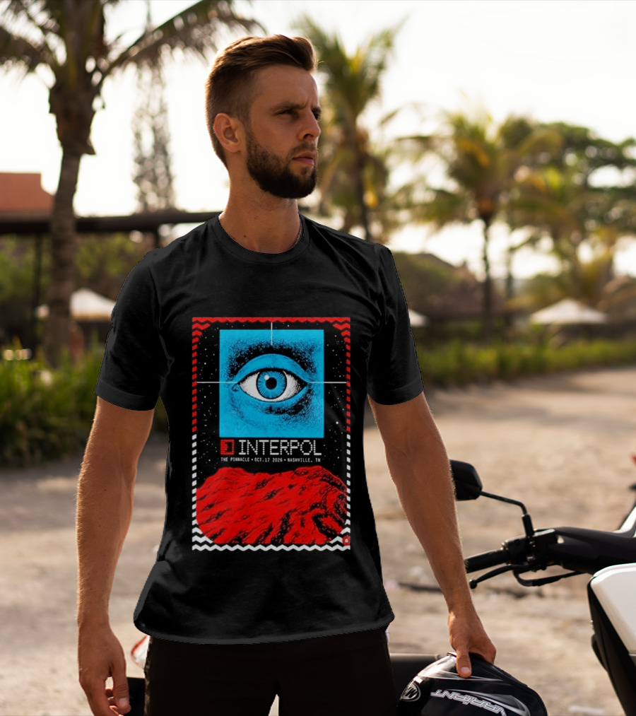 Interpol Eyeball Event Nashville The Pinnacle October 17 2026 T-Shirt