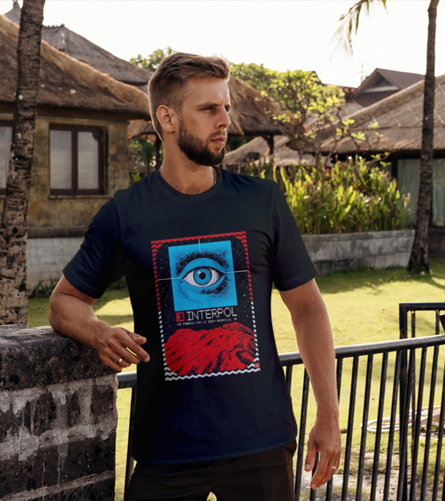 Interpol Eyeball Event Nashville The Pinnacle October 17 2026 T-Shirt