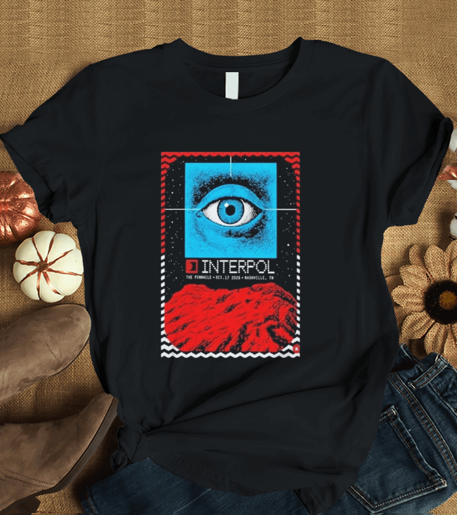Interpol Eyeball Event Nashville The Pinnacle October 17 2026 T-Shirt