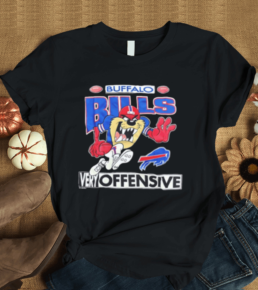 Buffalo Bills Tasmanian Devil Very Offensive Looney Tunes T-Shirt