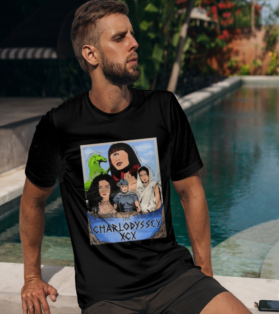 The Charlodyssey XCX Charli Horse Charliclops Charlypso Charlithena Charlisseus Vintage Comic T-Shirt