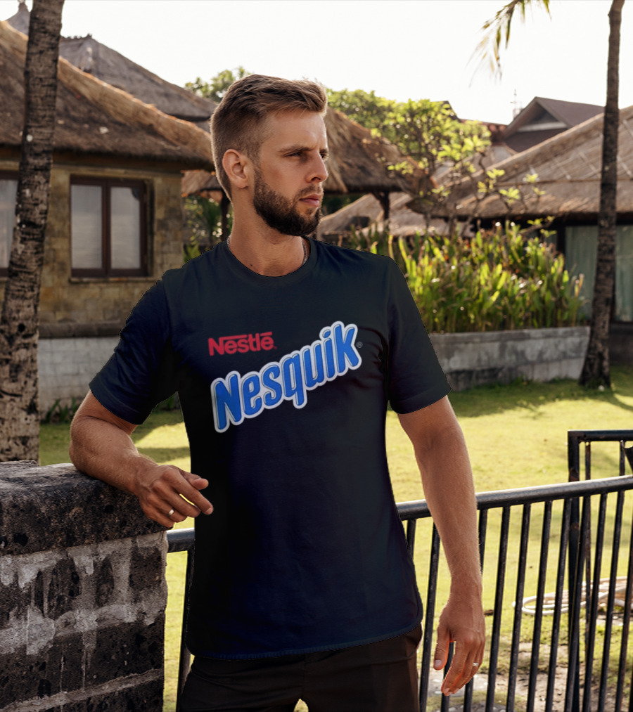 Nestle Nesquik Chocolate Milk Beverage T-Shirt
