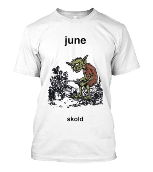 June Skold Goblin Gardener Fantasy Gardening T-Shirt
