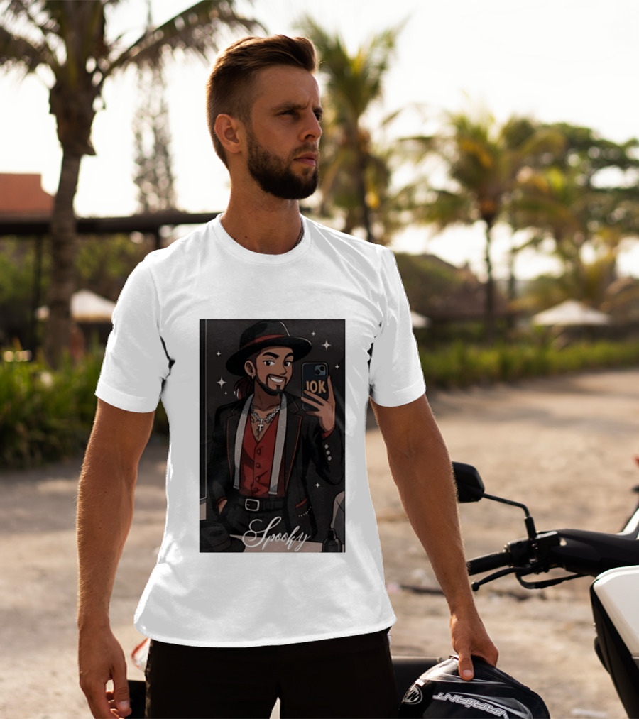 Spooky 10K Selfie Mirror Anime T-Shirt