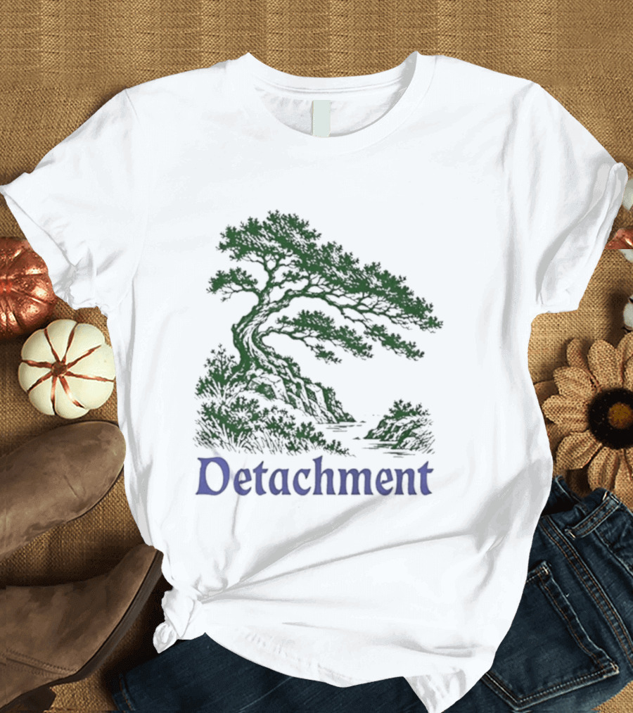 Detachment Bonsai Tree Zen Mindfulness T-Shirt