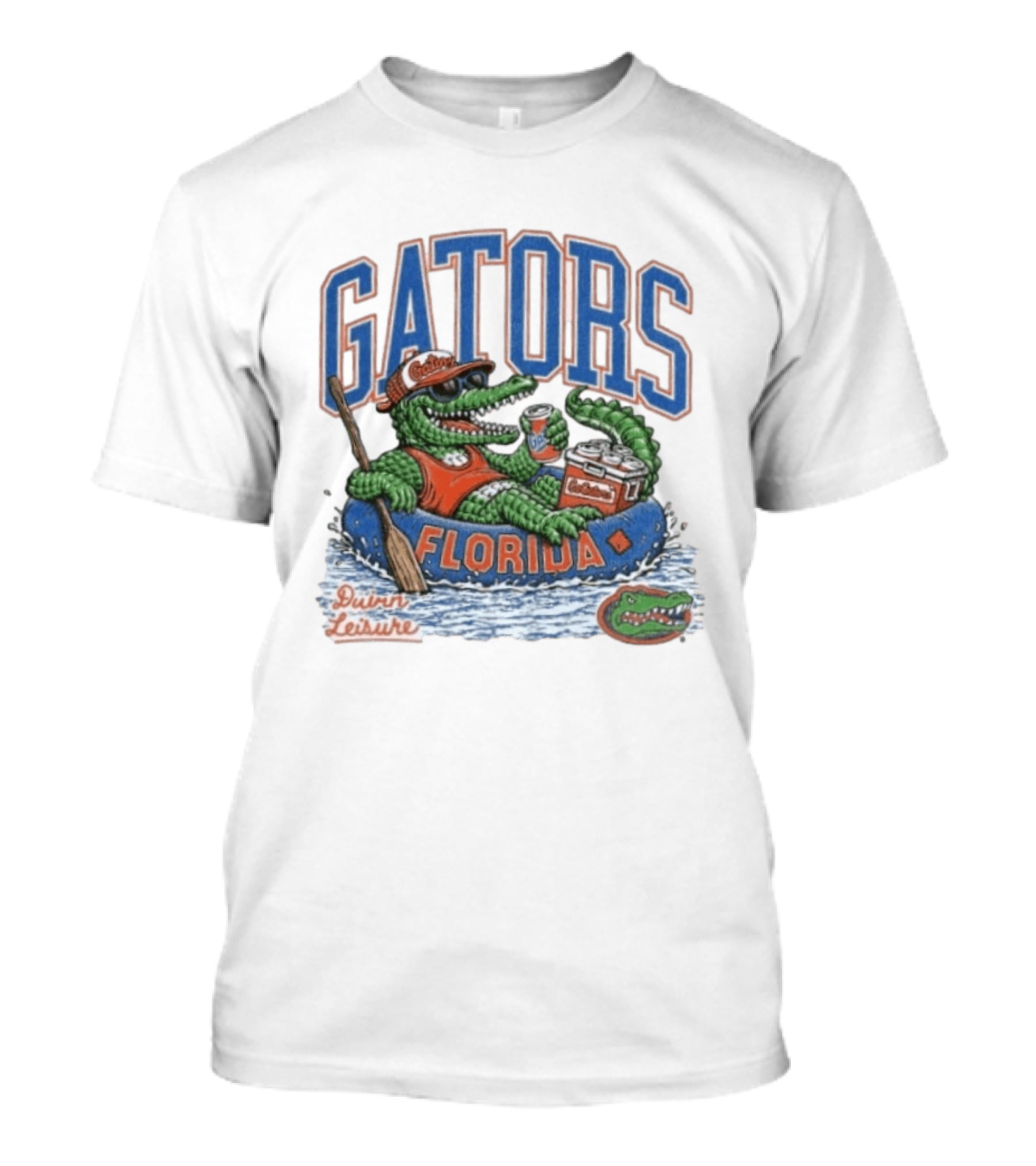 Florida Gators Tubing Relaxation Gator Spirit College Sports T-Shirt